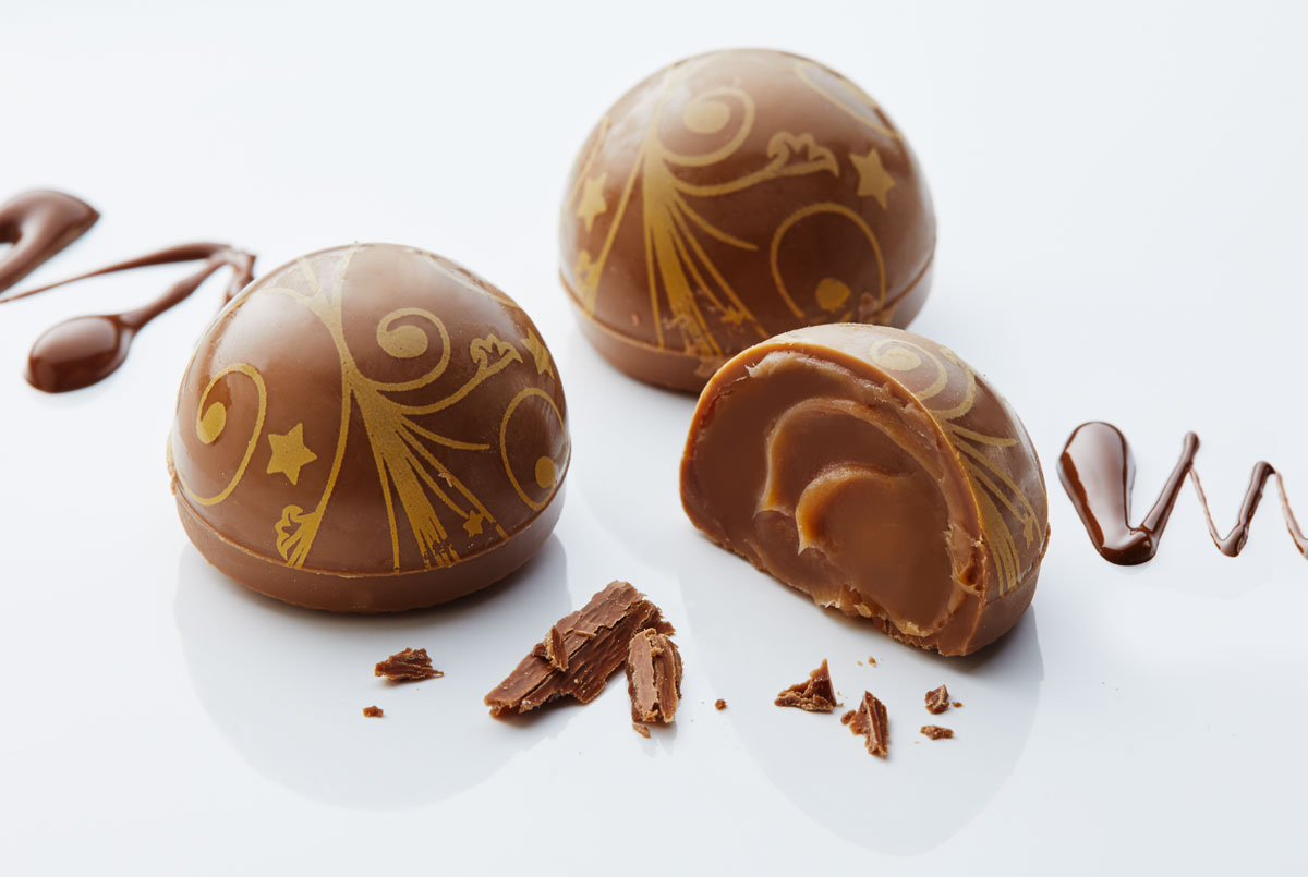 Marc-de-Champagner Marc de Champagne-Pralinen