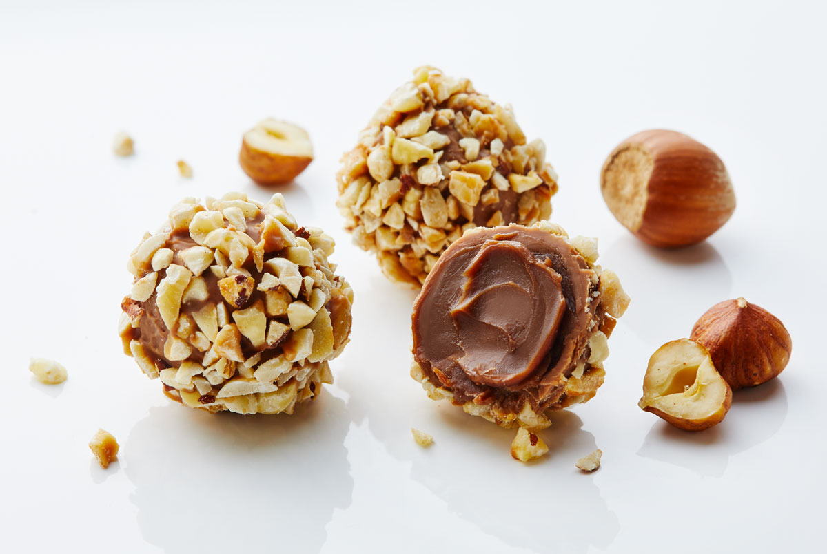 Nougat Nougat-Trüffel-Pralinen